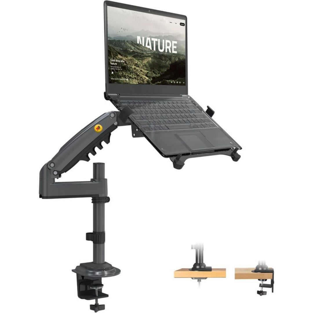 Praktisches Laptopstaender fuer Reisen aus Stahl