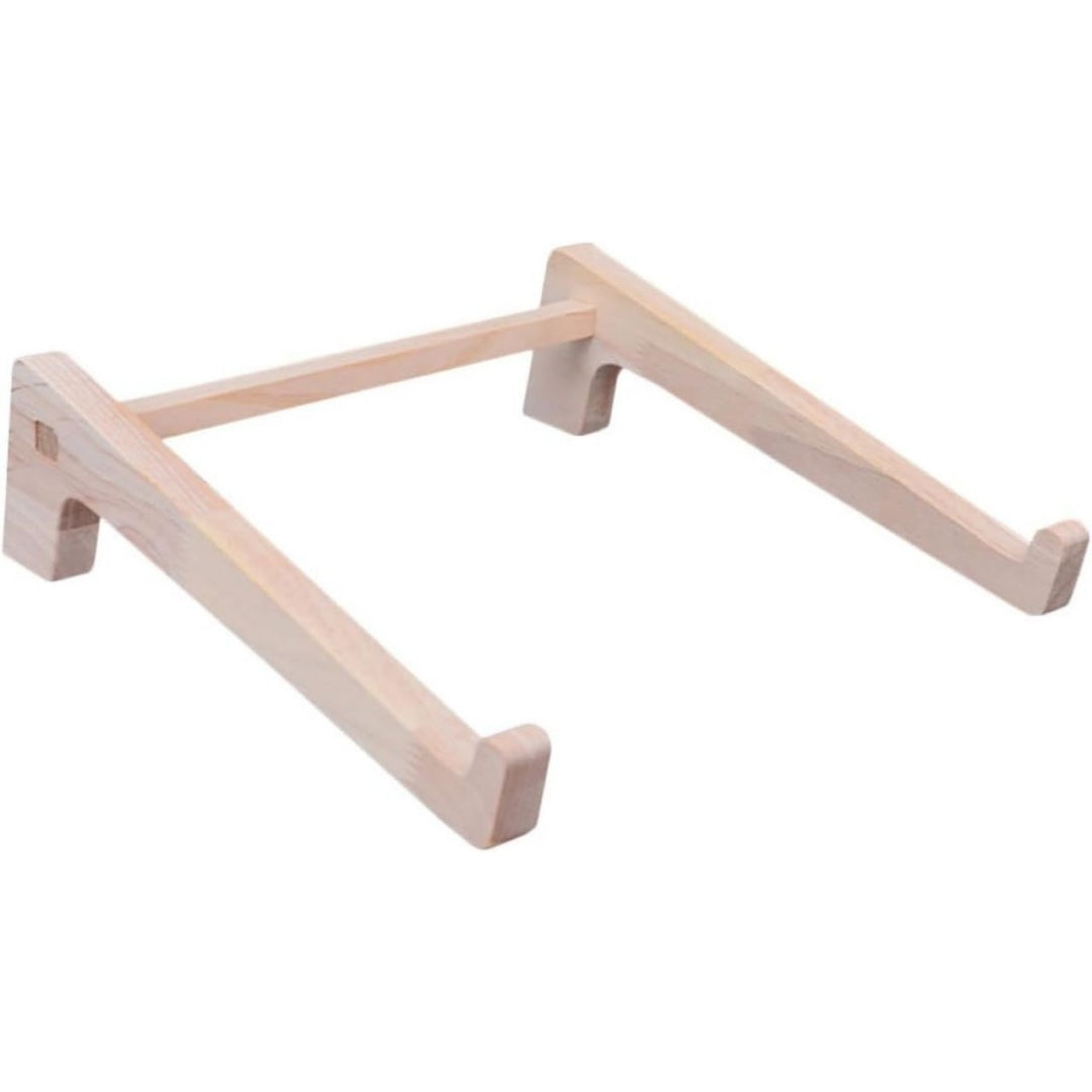 Rutschfestes Laptopstaender aus Holz fuer Zuhause