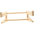 Zuverlaessiges Laptopstaender aus Holz fuer Reisen